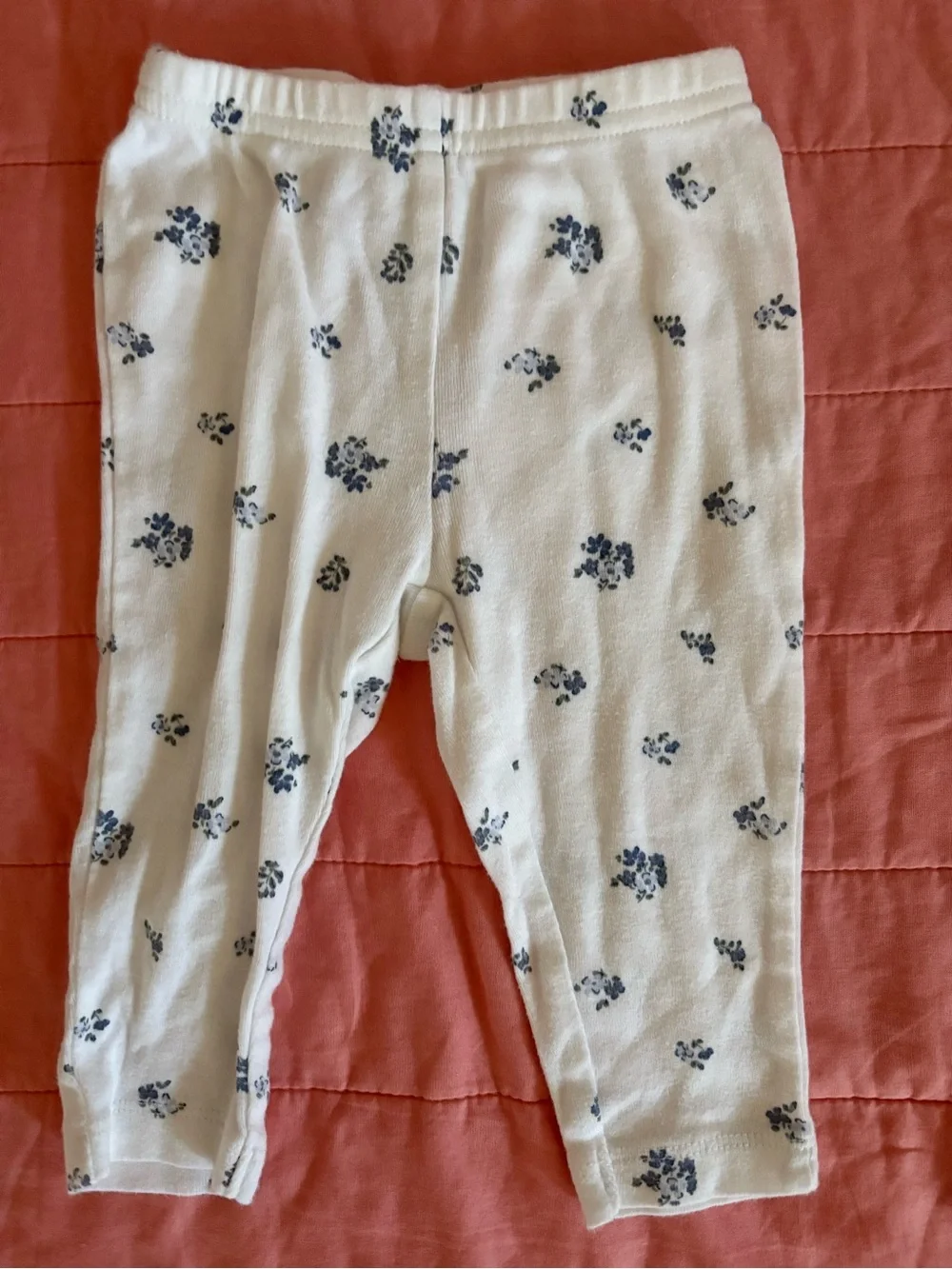 Carter's Girls Leggings & Plaid Bloomers - Navy, light blue,White, Peach